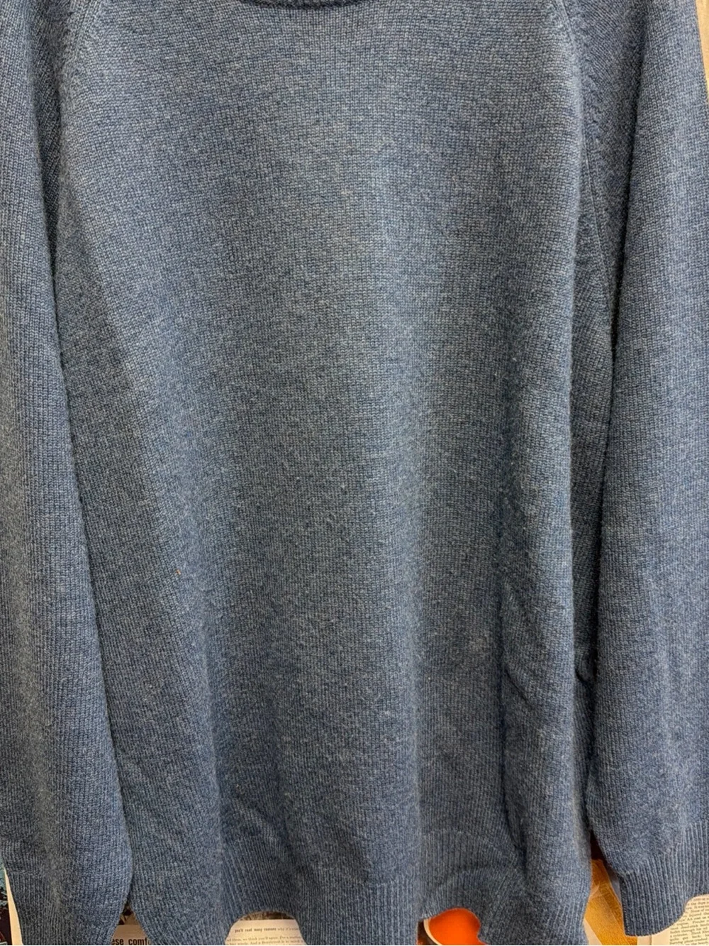 Vintage Castle of Ireland Men's Crewneck 100% Cashmere Sweater Size 48-XL